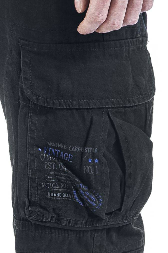 EMP "Pure Vintage Trousers" Cargohose schwarz von Brandit Vierteljährliche Förderung