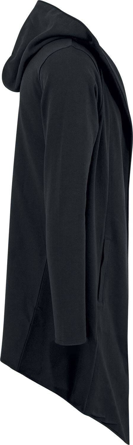 EMP "Long Hooded Open Edge Cardigan" Cardigan schwarz von Urban Classics Bis zu 55% Rabatt