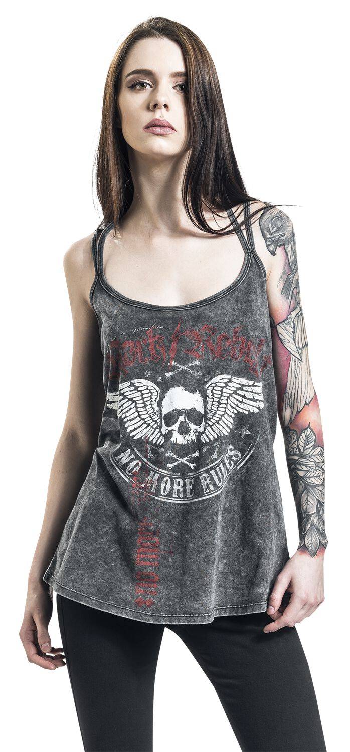 EMP Top grau von Rock Rebel by EMP Discount Store für neue Produkte