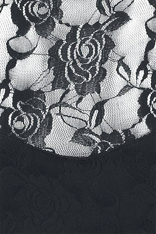 EMP "Lace Dress" Kurzes Kleid schwarz von Gothicana by EMP Schlussverkauf