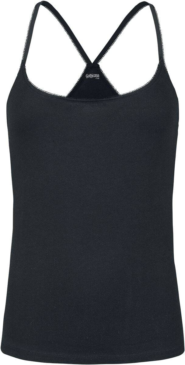 EMP Top schwarz von Gothicana by EMP Sonderangebot
