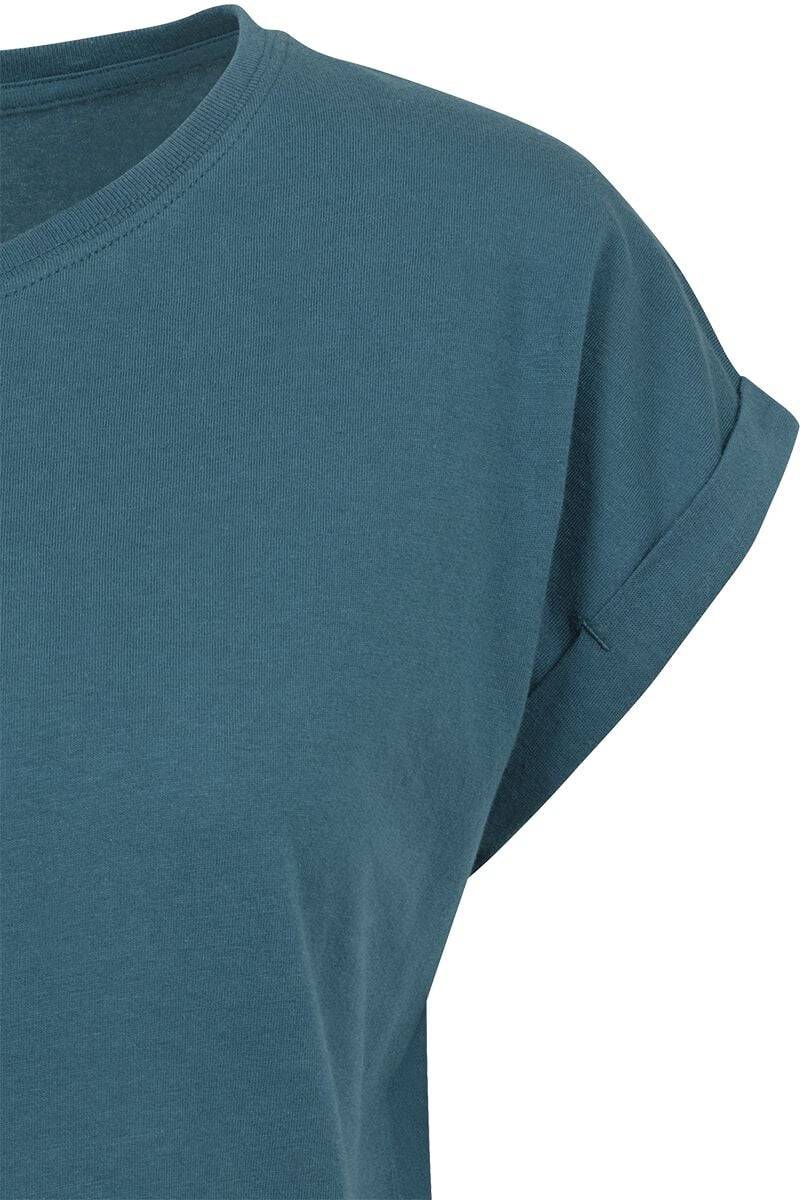 EMP "Ladies Extended Shoulder Tee" T-Shirt petrol von Urban Classics Rabatt