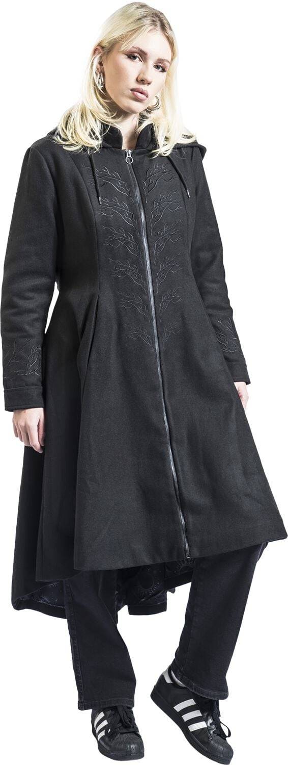 EMP "Darkling" Wintermantel schwarz von Shadow and Bone Versandkostenfrei