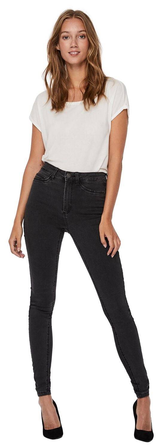 EMP "NMCallie HW Skinny Jeans" Jeans dunkelgrau von Noisy May Flash Sale