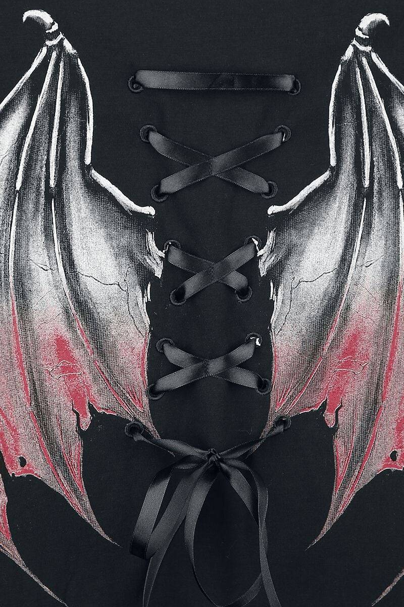 EMP T-Shirt schwarz von Gothicana by EMP Begrenztes Angebot