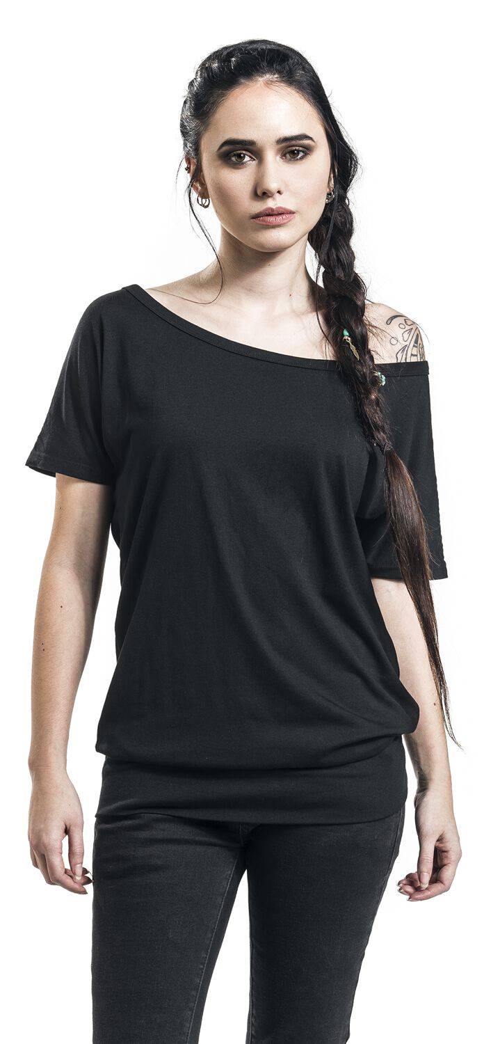 EMP T-Shirt schwarz von Gothicana by EMP Begrenztes Angebot