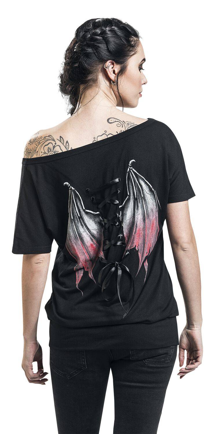 EMP T-Shirt schwarz von Gothicana by EMP Begrenztes Angebot