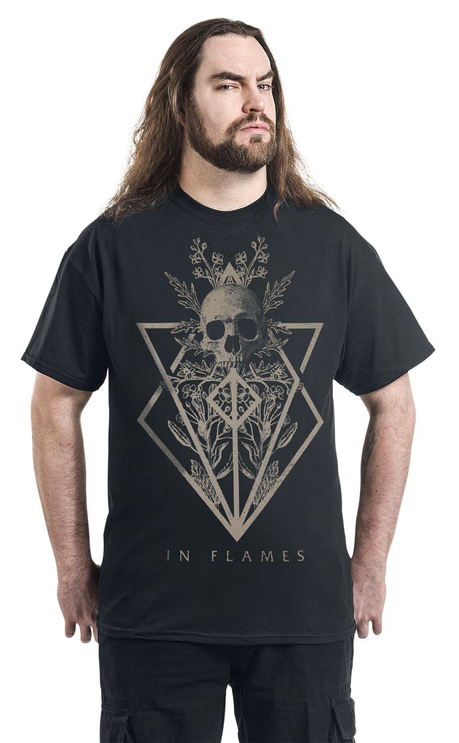 EMP "Skull" T-Shirt schwarz von In Flames Online Shopping