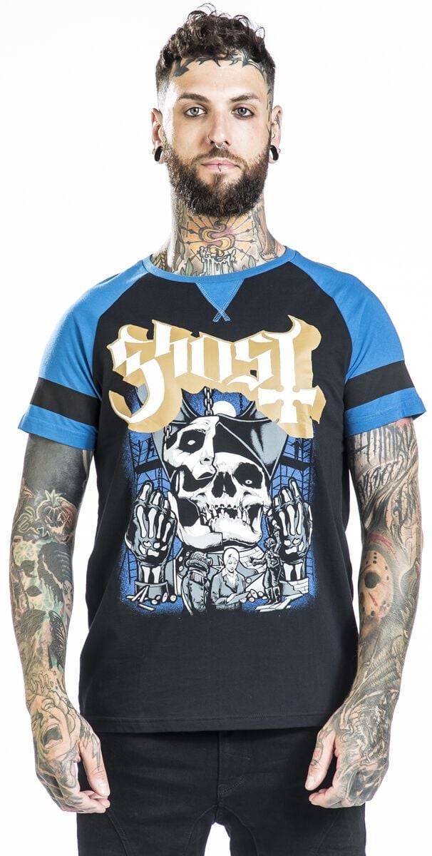 EMP "EMP Signature Collection" T-Shirt schwarz/blau von Ghost Preisnachlass