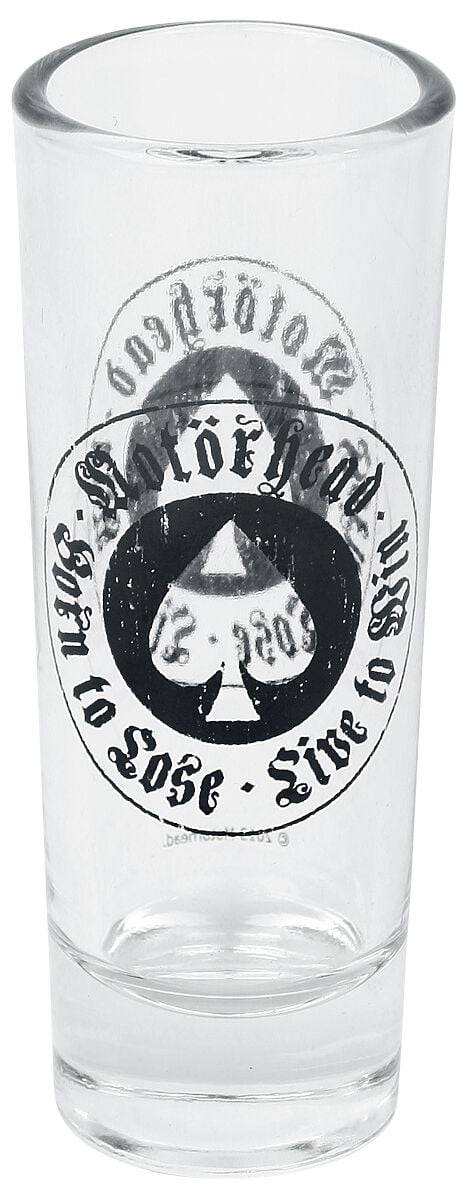 EMP "Motörhead Logo" Schnapsglas-Set klar von Motörhead Kauf eins, bekomm eins gratis