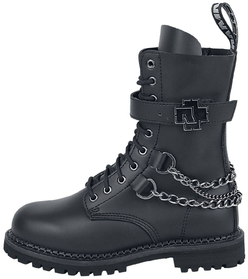 EMP "Logo" Boot schwarz von Rammstein Neueste Stile