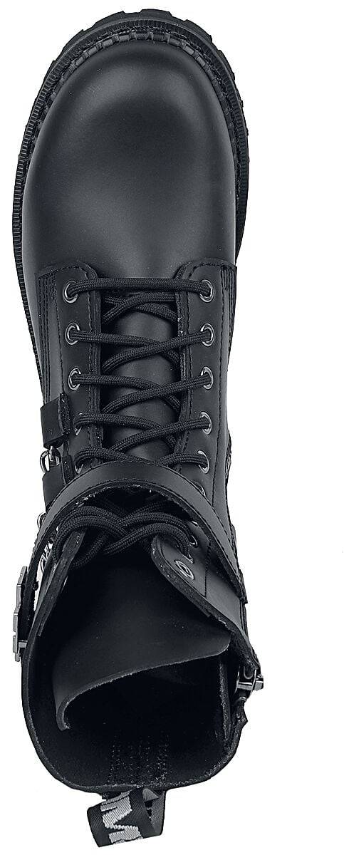 EMP "Logo" Boot schwarz von Rammstein Neueste Stile