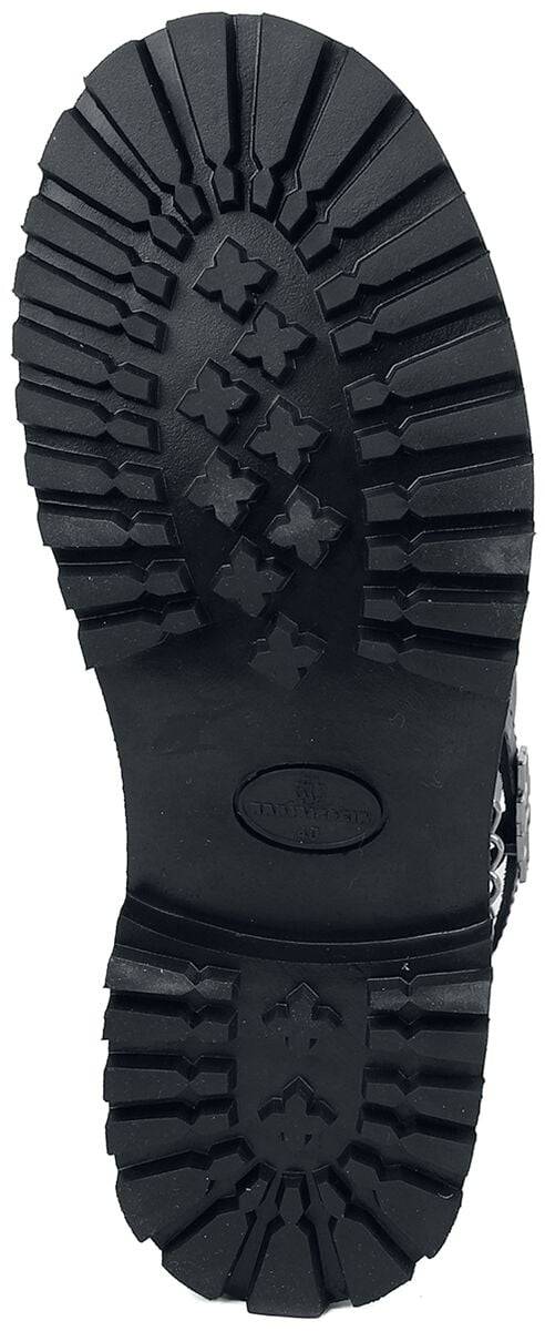 EMP "Logo" Boot schwarz von Rammstein Neueste Stile