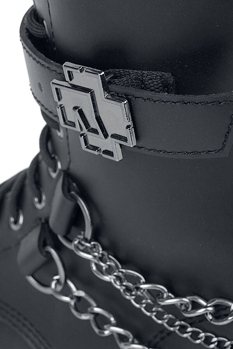 EMP "Logo" Boot schwarz von Rammstein Neueste Stile