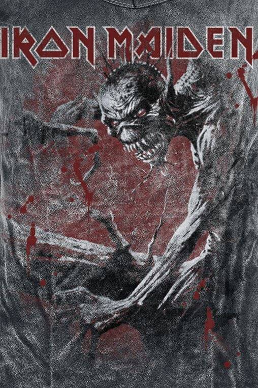 EMP "Fear Of The Dark Vintage" T-Shirt schwarz/used look von Iron Maiden Bis zu 60% Rabatt