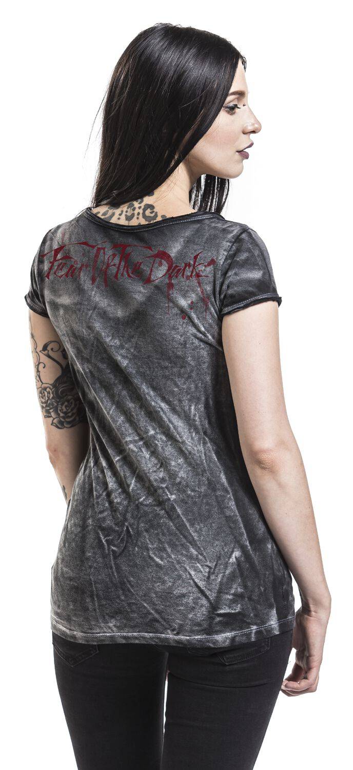 EMP "Fear Of The Dark Vintage" T-Shirt schwarz/used look von Iron Maiden Bis zu 60% Rabatt