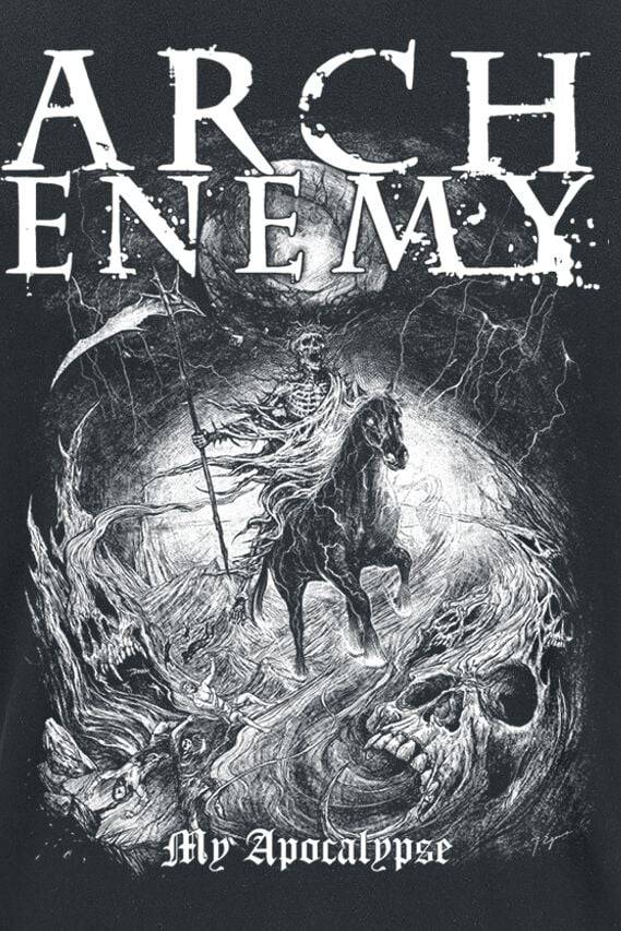 EMP "My Apocalypse" T-Shirt schwarz von Arch Enemy Sonderangebot der Fabrik