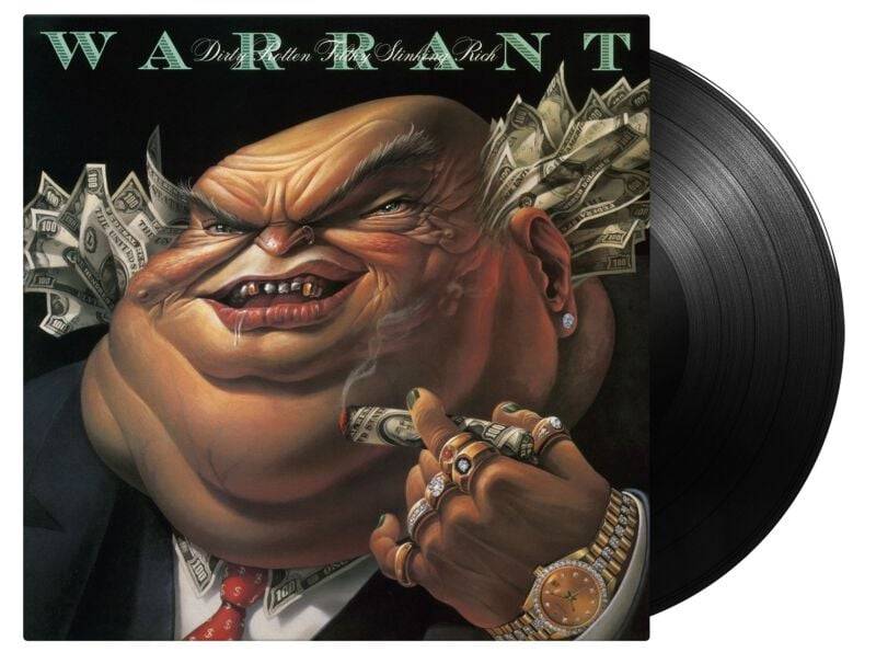 EMP "Dirty Rotten Filthy Stinking Rich" LP von Warrant Fabrikladen