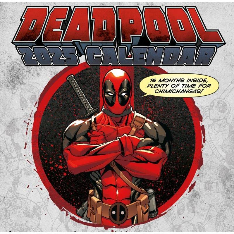 EMP "Wandkalender 2025" Kalenderbuch multicolor von Deadpool zollfrei