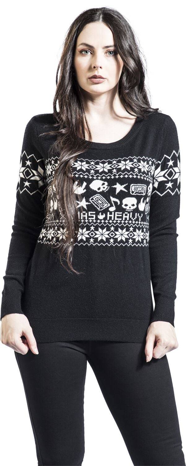EMP Weihnachtspullover schwarz von EMP Special Collection Auslauf
