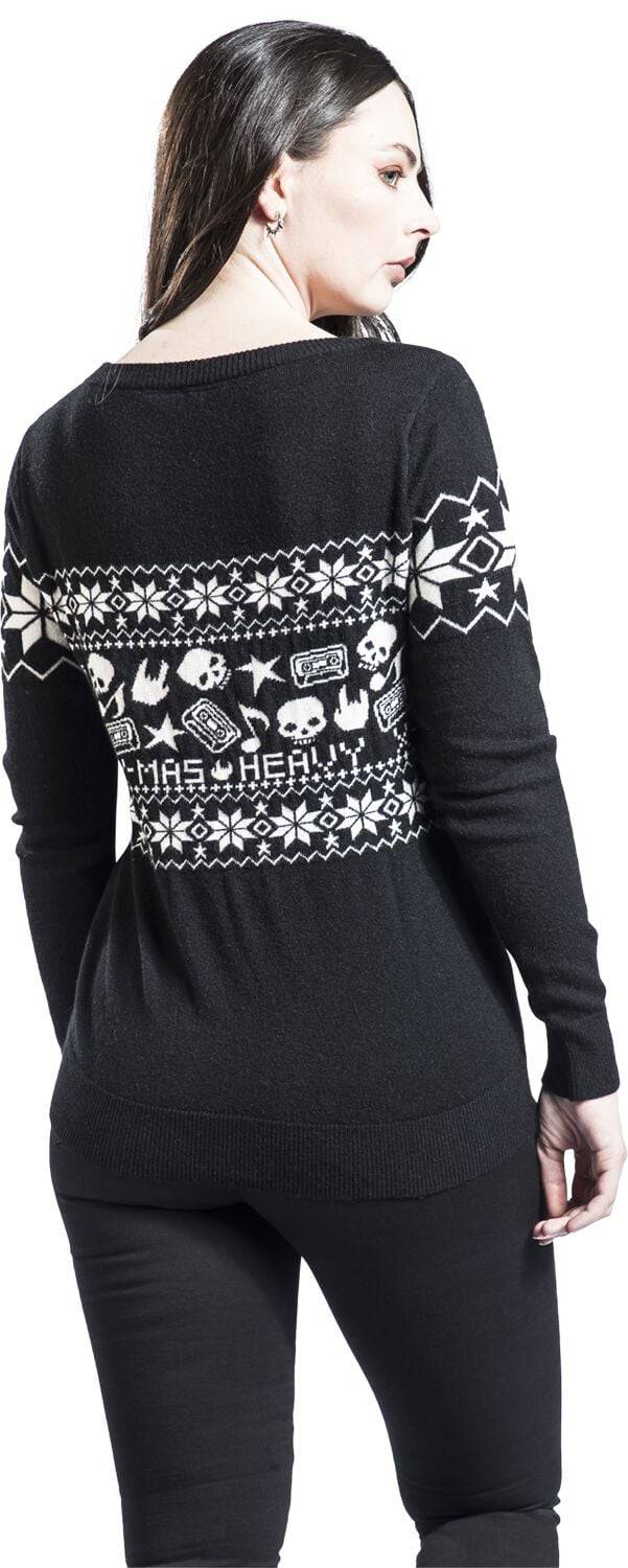 EMP Weihnachtspullover schwarz von EMP Special Collection Auslauf