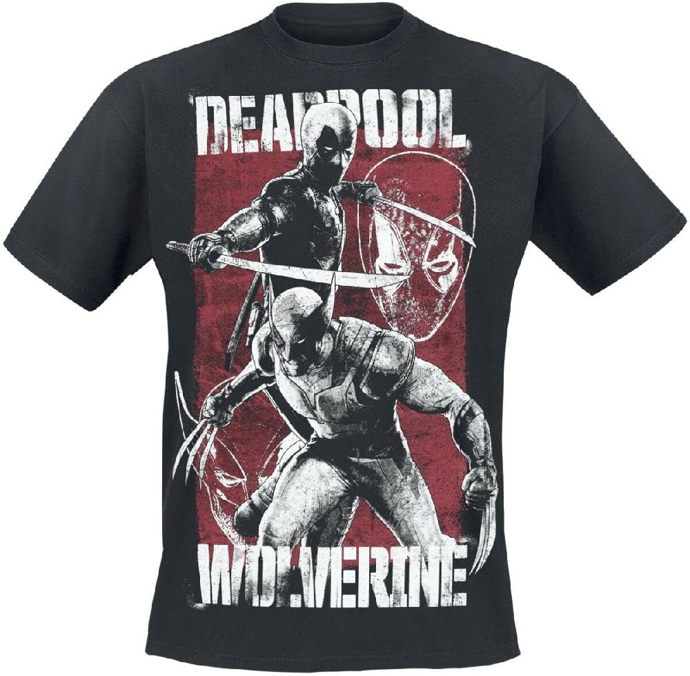EMP "3 - Deadpool & Volverine" T-Shirt schwarz von Deadpool Black Friday