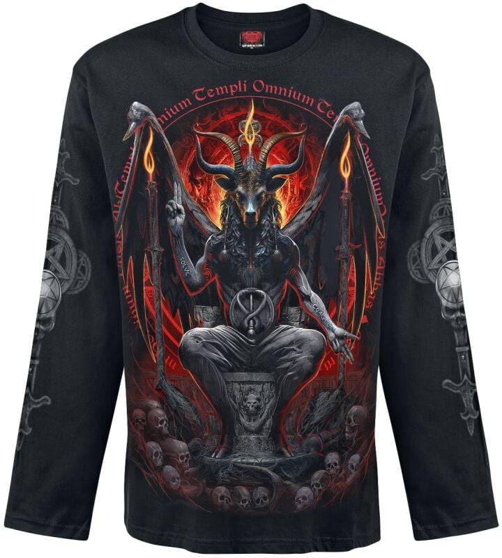EMP "Baphomet" Langarmshirt schwarz von Spiral Cyber Monday