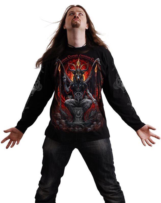 EMP "Baphomet" Langarmshirt schwarz von Spiral Cyber Monday