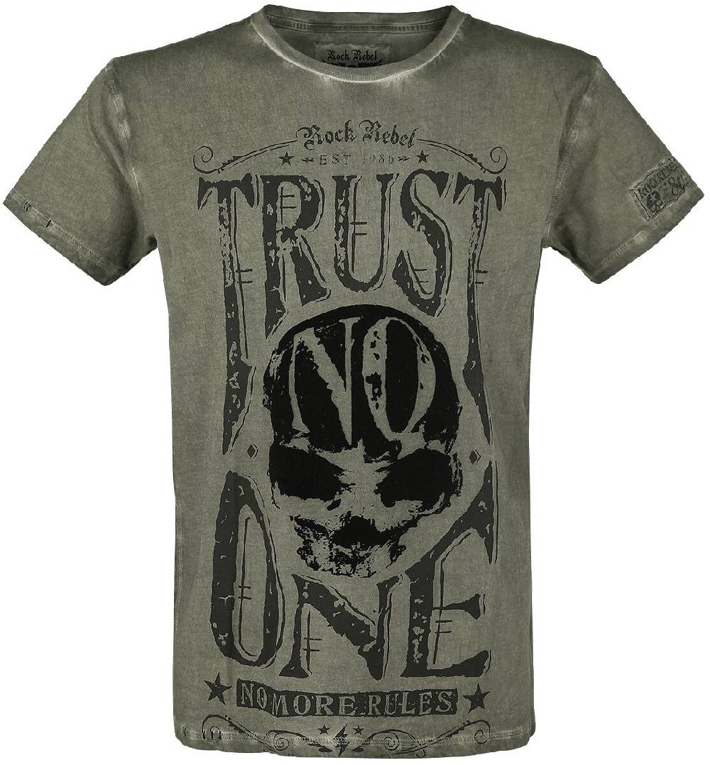 EMP T-Shirt grün von Rock Rebel by EMP Zeitlich begrenztes Angebot