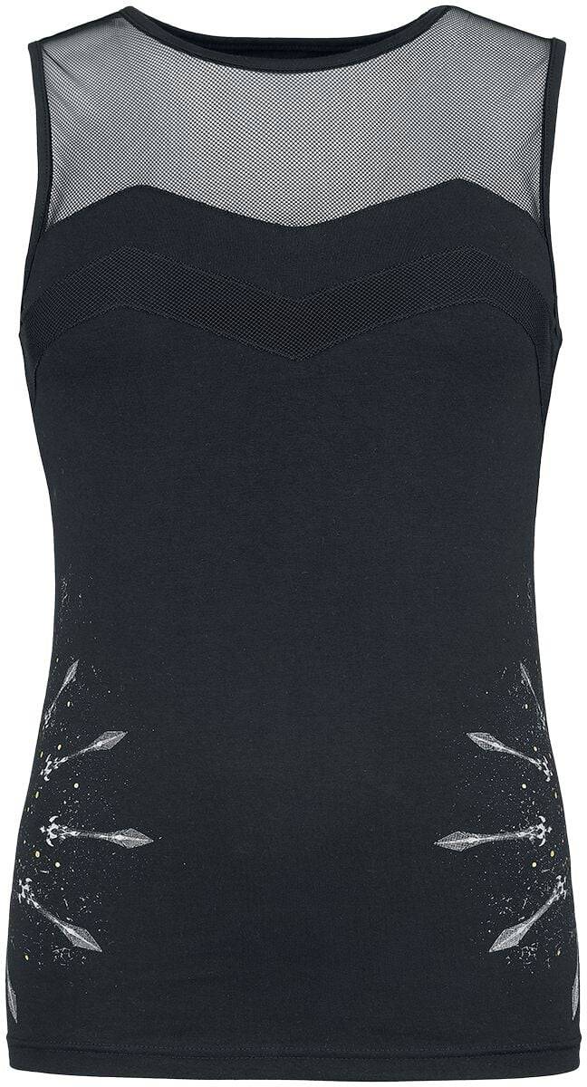 EMP Top schwarz von Rock Rebel by EMP Große Rabatte