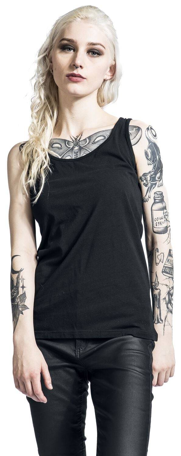 EMP Top schwarz von Gothicana by EMP Bis zu 50% Rabatt