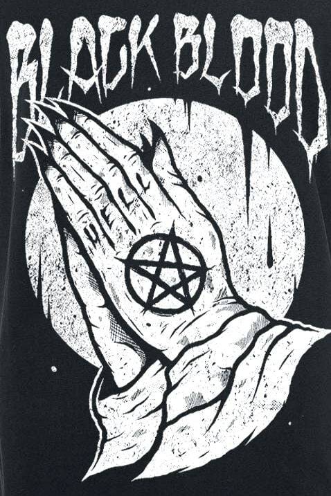 EMP "Praying Hands" Tank-Top schwarz von Black Blood by Gothicana Bis zu 65% Rabatt