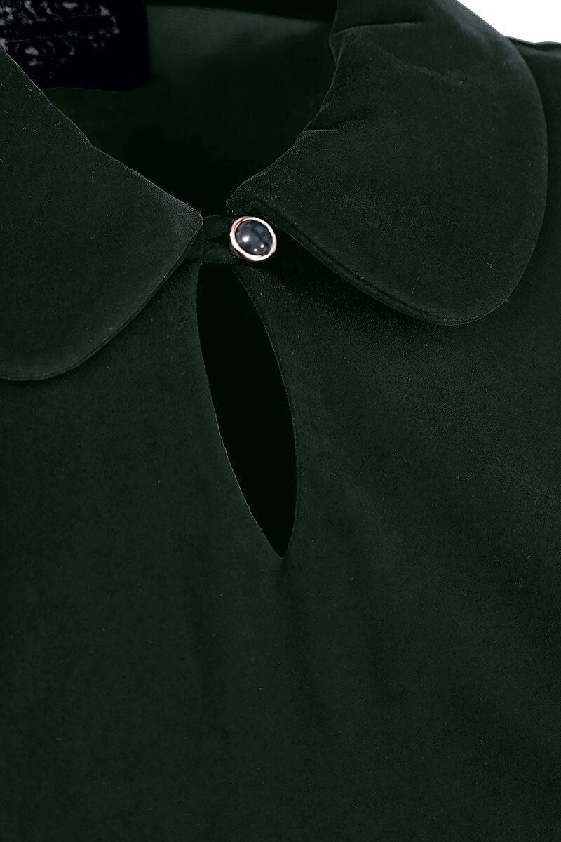 EMP "Glamorous Velvet Tea Dress" Mittellanges Kleid dunkelgrün von H&R London Bis zu 55% Rabatt