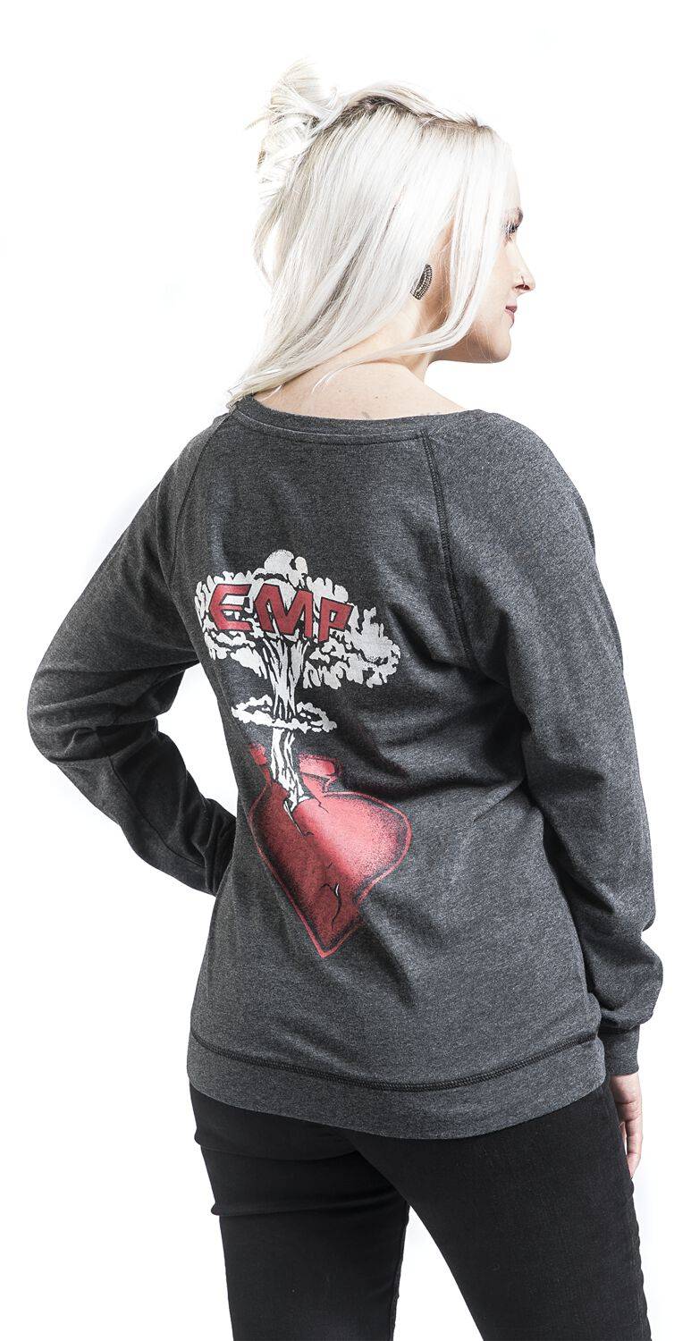 EMP Langarmshirt grau von EMP Stage Collection Kostenloser Versand international