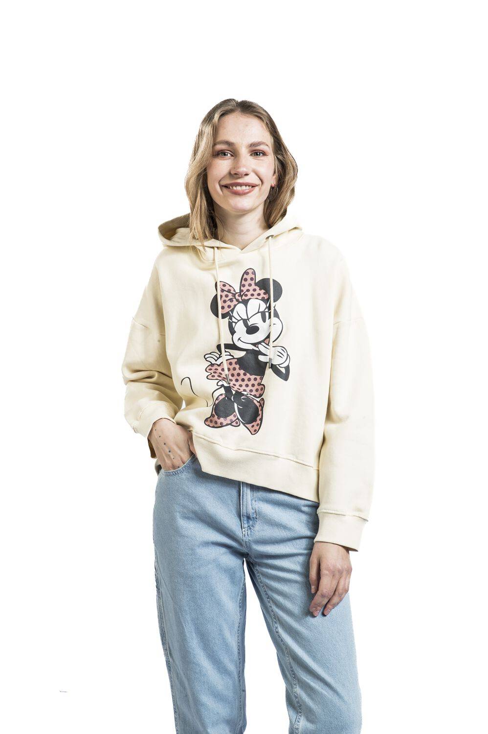 EMP "Minnie" Kapuzenpullover beige von Micky Maus Begrenzt auf 3 Tage