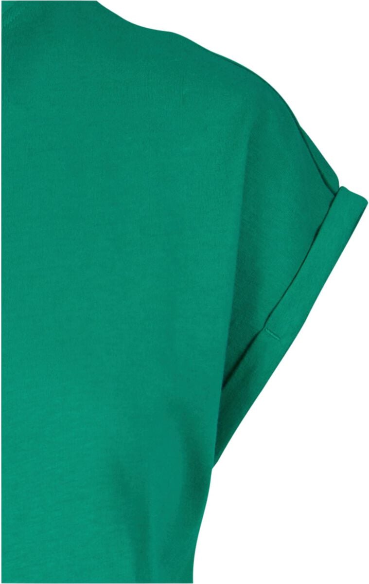 EMP "Ladies Long Extended Shoulder Dress" Langes Kleid grün von Urban Classics Günstig kaufen
