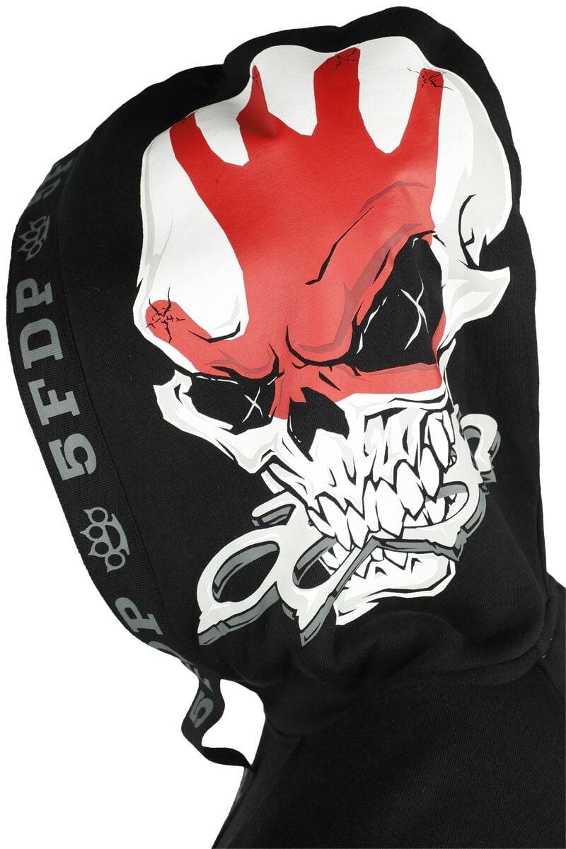 EMP "EMP Signature Collection" Kapuzenpullover schwarz/grau/rot von Five Finger Death Punch Saisonschlussverkauf