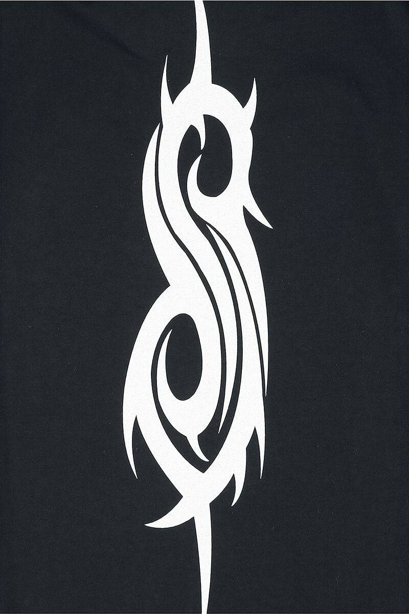 EMP "White Logo" T-Shirt schwarz von Slipknot Begrenzte Freigabe