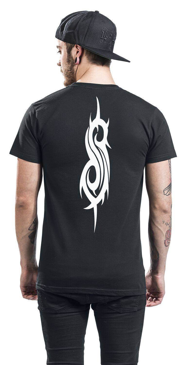 EMP "White Logo" T-Shirt schwarz von Slipknot Begrenzte Freigabe