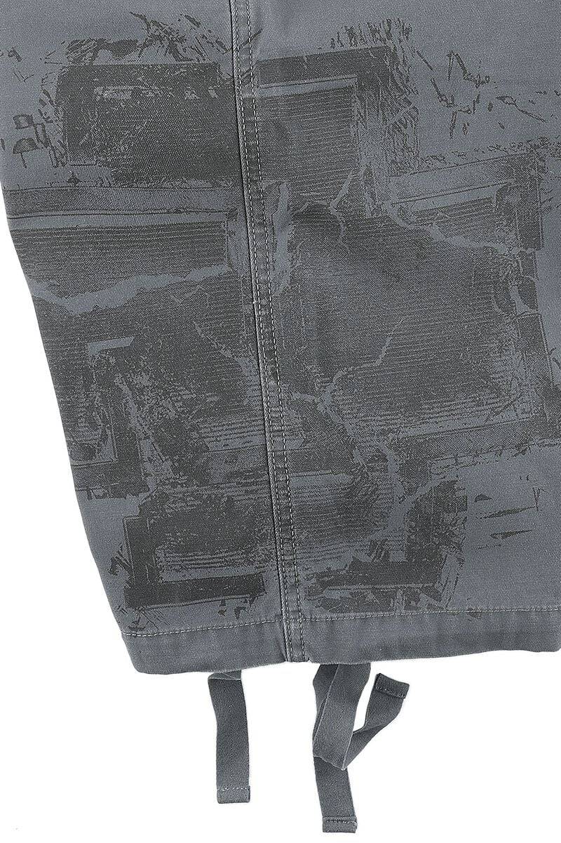 EMP "Broken Logo" Short grau von Rammstein Neueste Stile