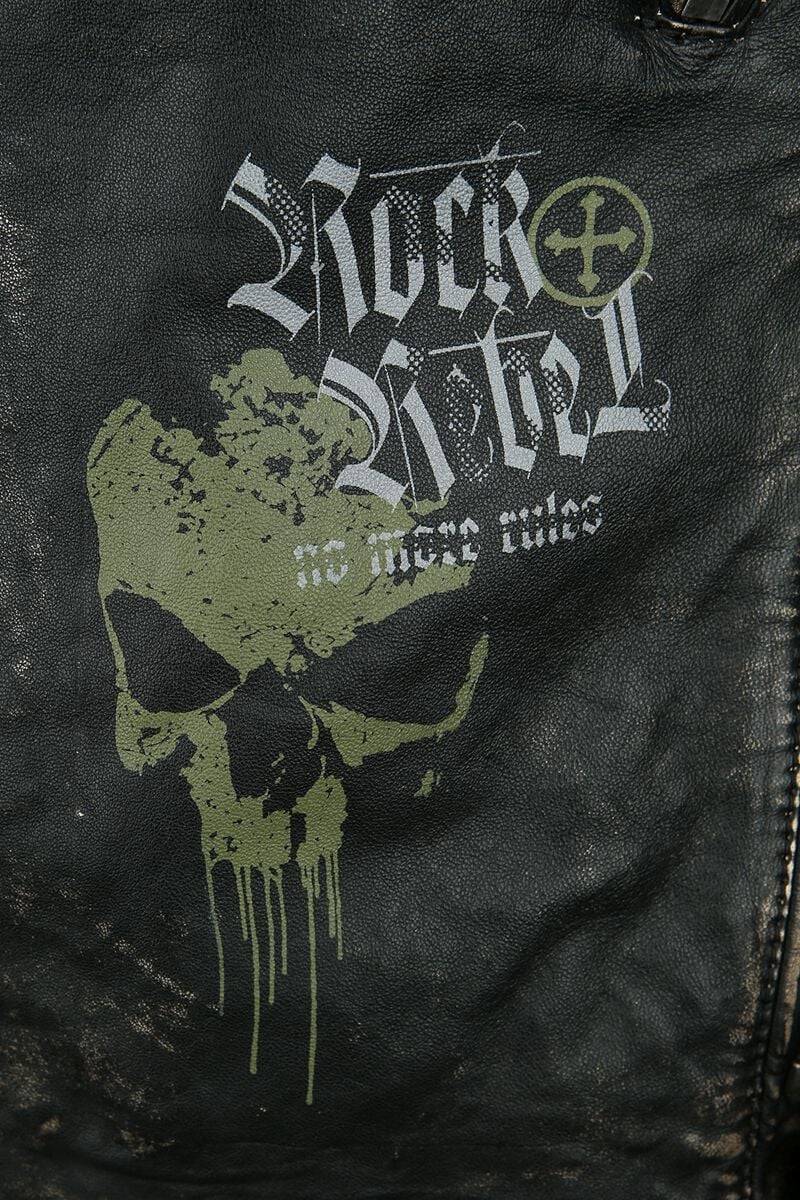 EMP Lederjacke dunkelgrau von Rock Rebel by EMP Zeitbegrenzte Promotion