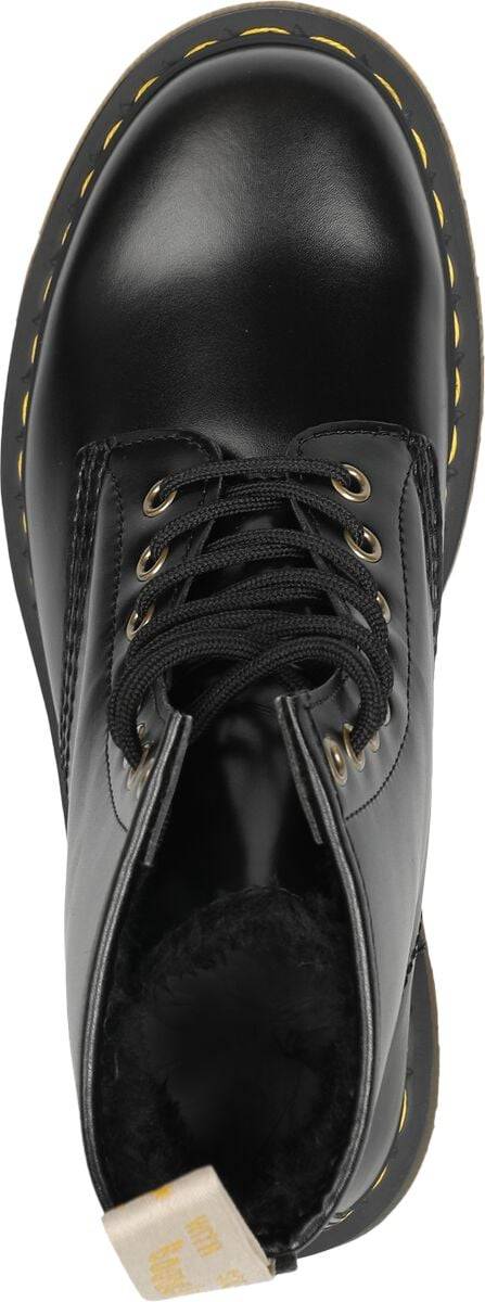 EMP "Vegan 1460 - Black Norfolk Flat" Boot schwarz von Dr. Martens Sonderangebot der Fabrik