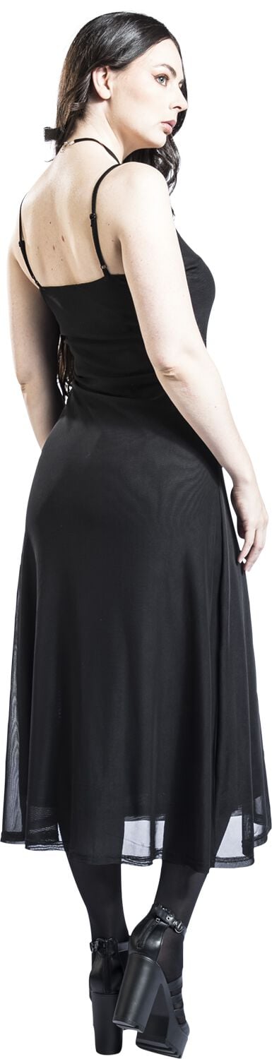 EMP "Araxiel Mesh Dress" Langes Kleid schwarz von Banned Alternative Riesige Rabatte