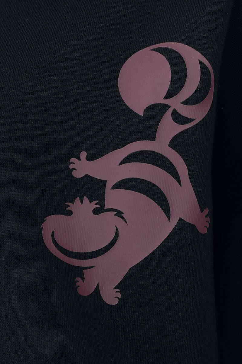 EMP "Everyone here is Mad" Kapuzenpullover schwarz/lila von Alice im Wunderland Speichern exportieren
