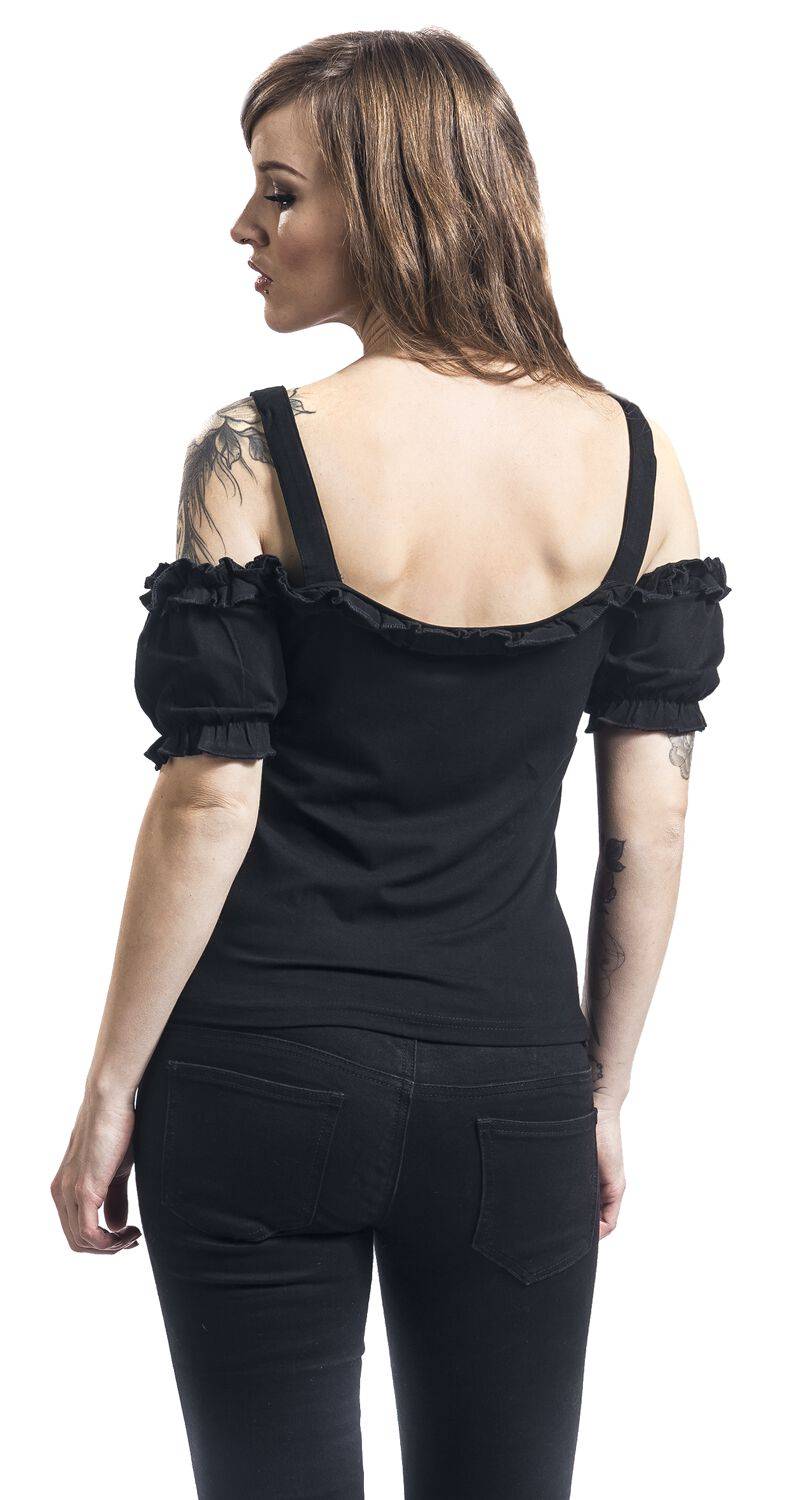 EMP T-Shirt schwarz von Gothicana by EMP Im Verkauf