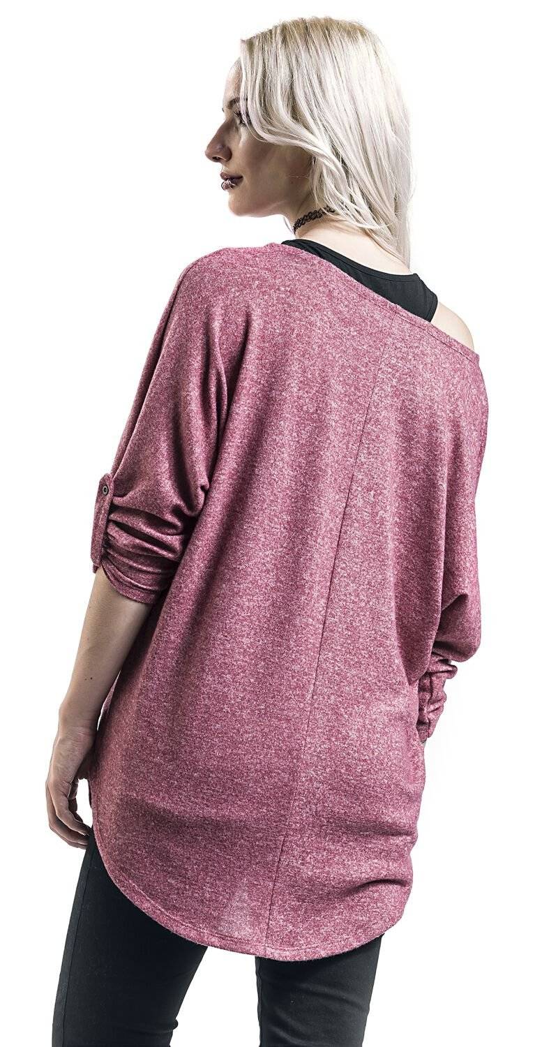 EMP Langarmshirt bordeaux/schwarz von RED by EMP zollfrei