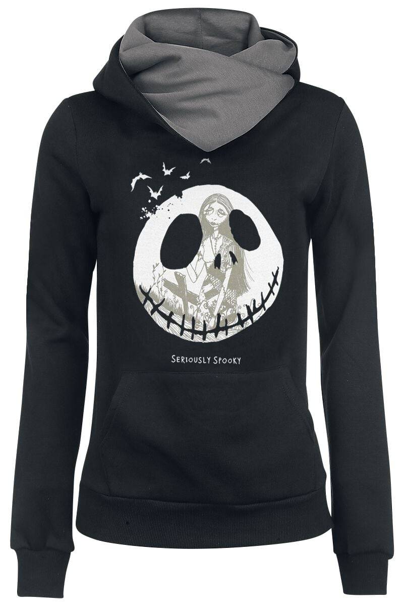 EMP "Jack Skellington & Sally - Seriously Spooky" Kapuzenpullover schwarz/grau von The Nightmare Before Christmas Outlet