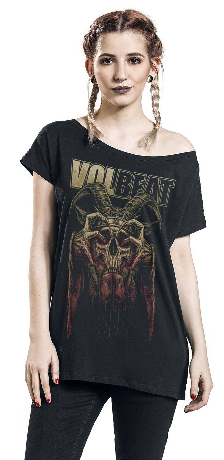 EMP "Bleeding Crown Skull" T-Shirt schwarz von Volbeat Schlussverkauf