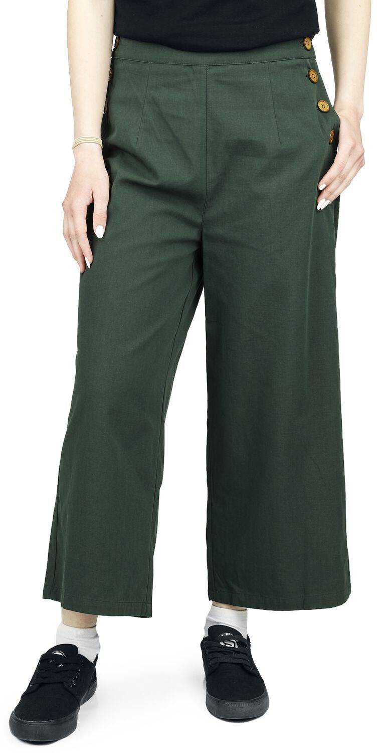 EMP "Pretty Perfect Trousers" Stoffhose grün von Banned Retro Black Friday