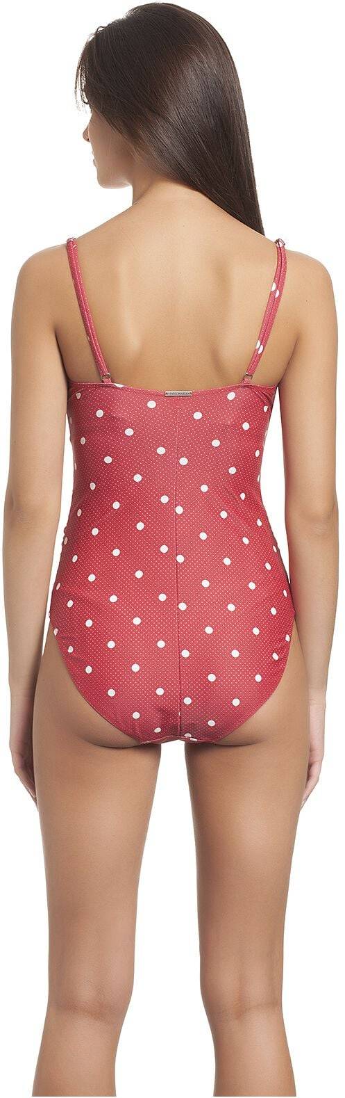EMP "Mia Maria Swimsuit" Badeanzug rot/weiß von Vive Maria Jubiläumsangebot